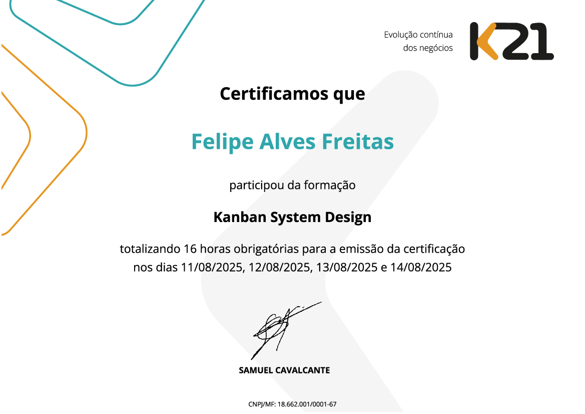 Certificado K21